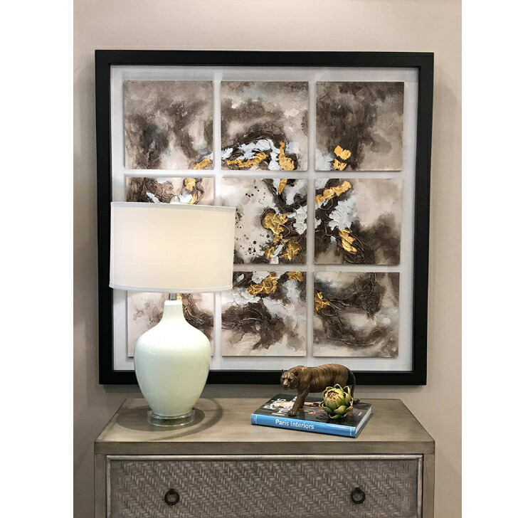 楽天市場】アートフレーム アートパネル フレーム付き 額付き モダン