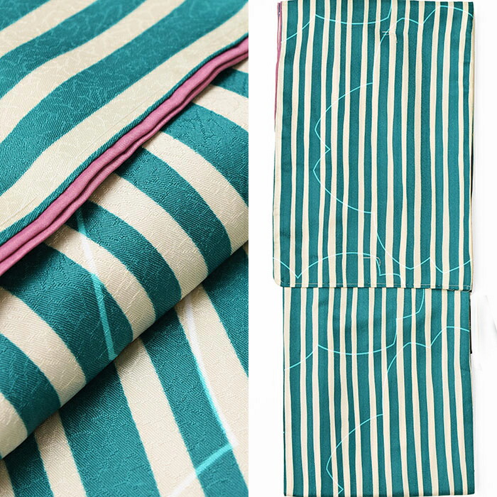 楽天市場】☆ストライプ☆ 洗える 縞 着物 【 M / L 袷 単衣