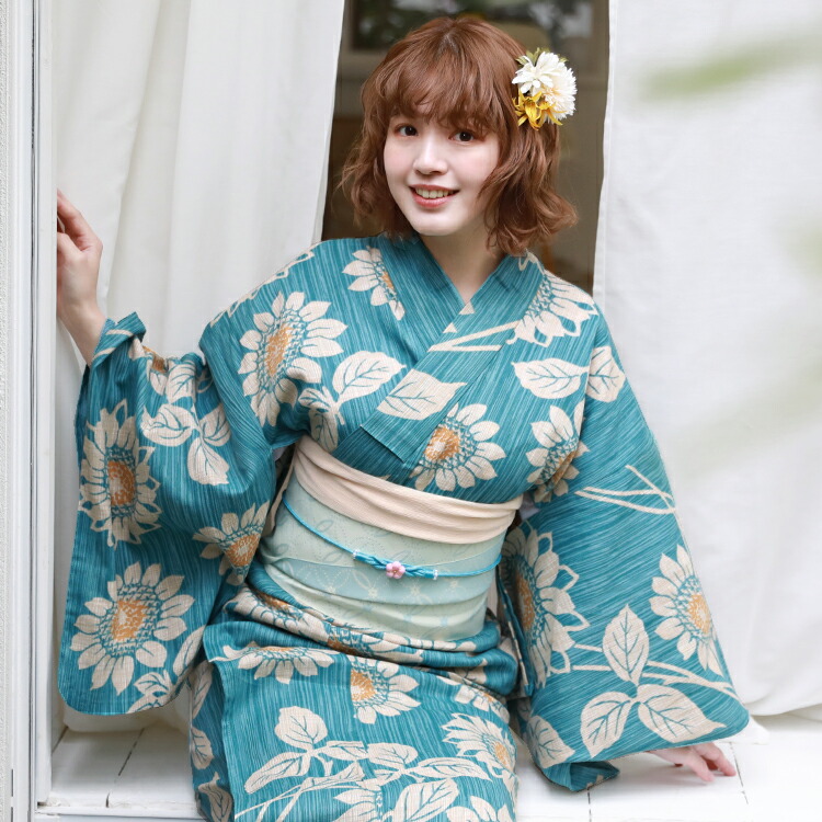 楽天市場】浴衣 セット レディース レトロ 上質 高級変わり織り綿麻