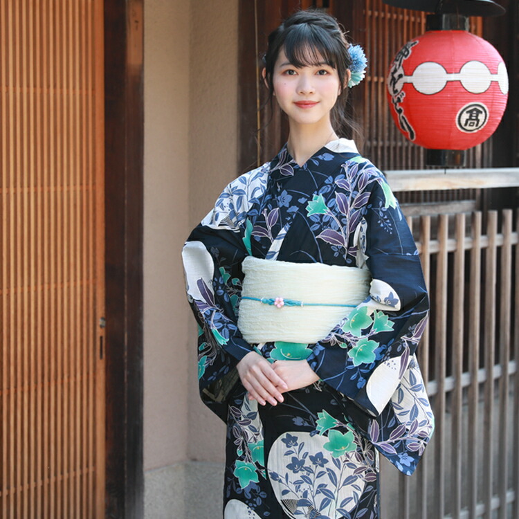 楽天市場】浴衣 セット レトロ 新作 高級変わり織り綿浴衣3点セット