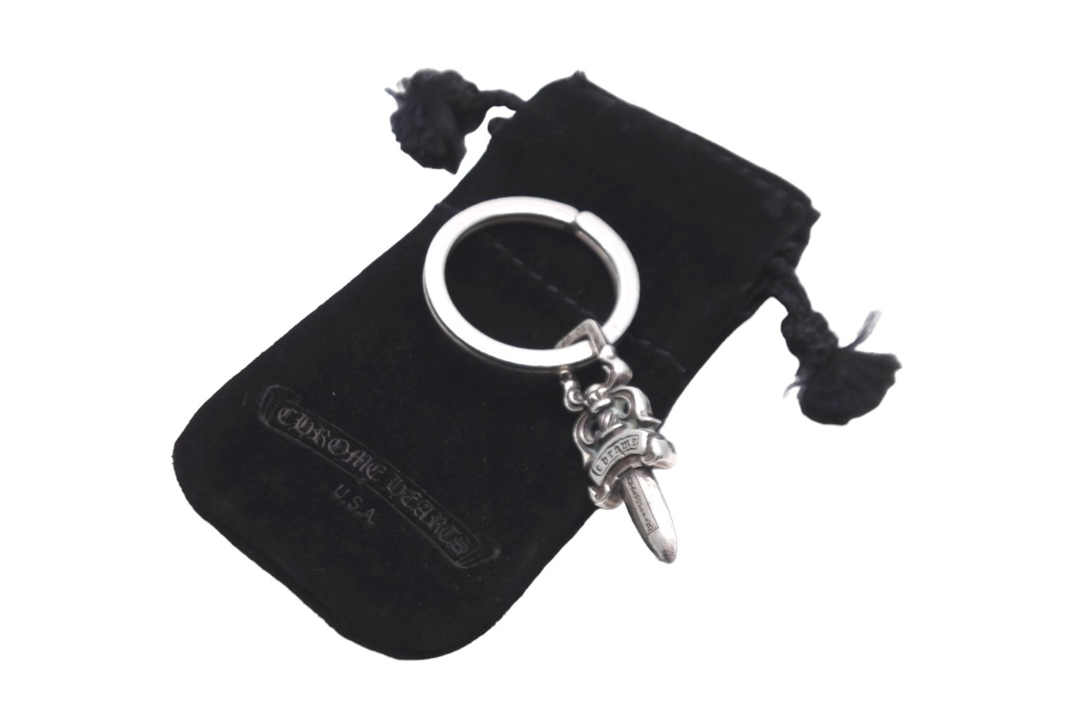 楽天市場】CHROME HEARTS クロムハーツ #5 ダガー キーリング