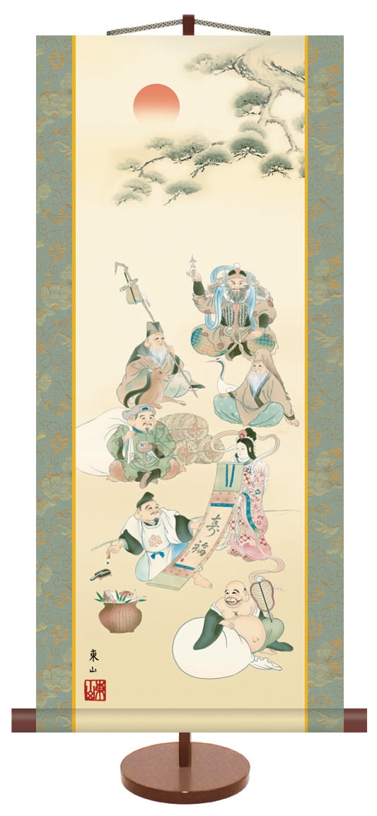 仙厓 福の神 掛け軸 仙厓 福の神 掛け軸