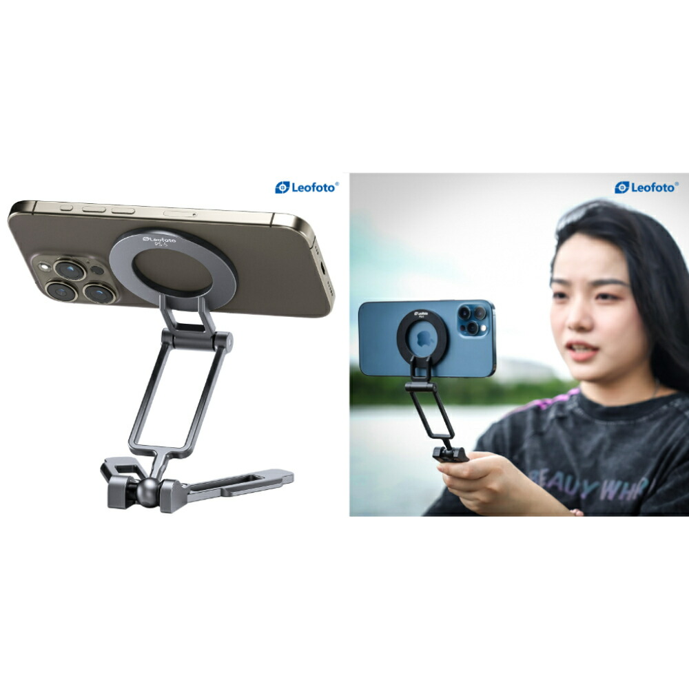 楽天市場】Leofoto(レオフォト)PS-5(SV) マグネット式スマートフォン用