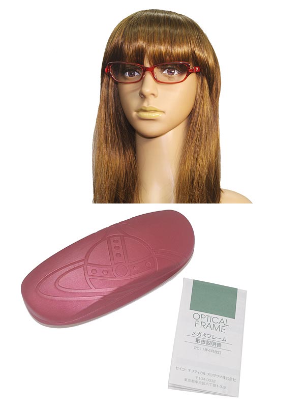 楽天市場】Vivienne Westwood 眼鏡 クリアレッド ヴィヴィアン