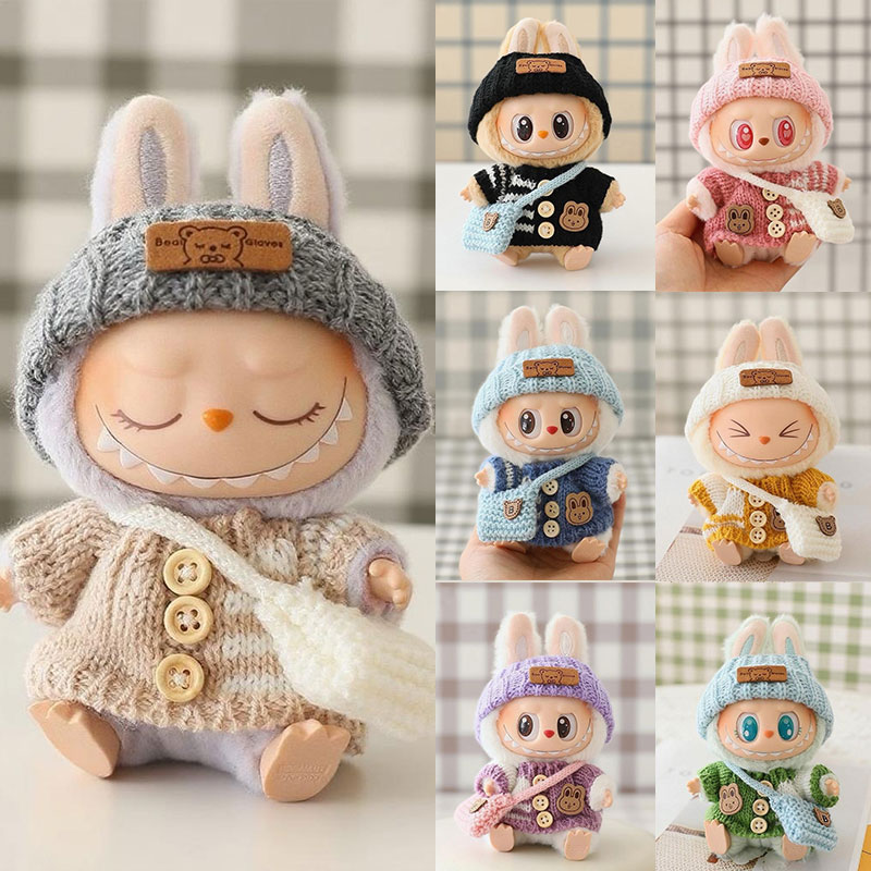 楽天市場】【3点セット】ぬいぐるみ用服 LABUBU ラブブ 17cm 衣装