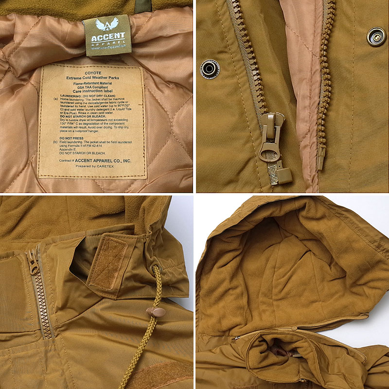 楽天市場】エクストリーム コールドウェザーパーカー コヨーテ