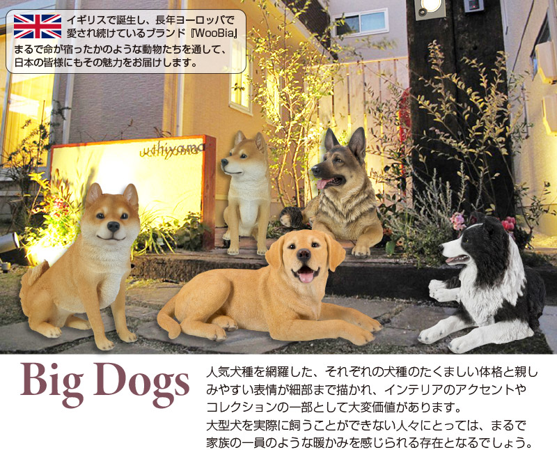 楽天市場】うつぶせ ジャーマンシェパード 76.5 x 38.5 x 41 cm (幅x奥