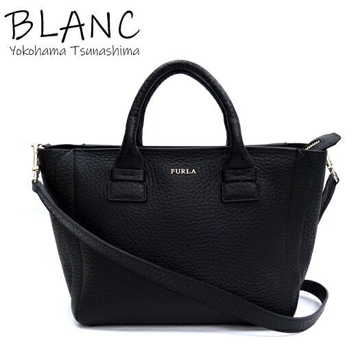 楽天市場】フルラ カプリッチョ S 2way ハンドバッグ レザー ブラック