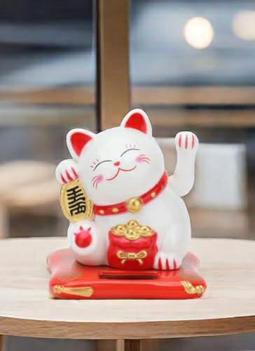 楽天市場】【20%OFFクーポン〜】招き猫 招き猫置物 幸運の猫 お金を