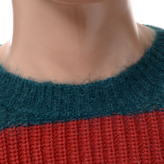楽天市場】マルニ (Marni) ボーダーセーター モヘア ブルーオレンジ