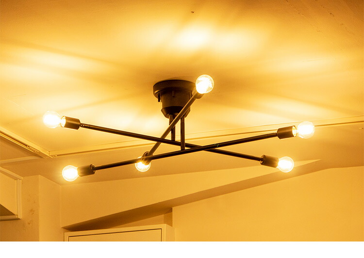 楽天市場】LED電球セット 6灯シーリングライト キムリック A60 LED