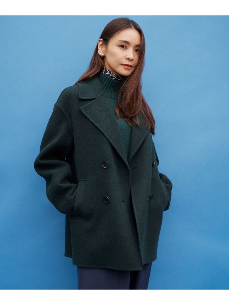 楽天市場】【滝沢眞規子さん着用】MANTECOPureリバー Pコート 23区 L