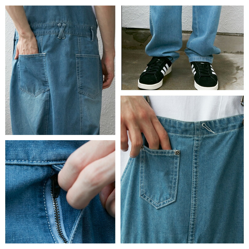 楽天市場】オーバーオール メンズ デニム【 送料無料 】全2色 新作