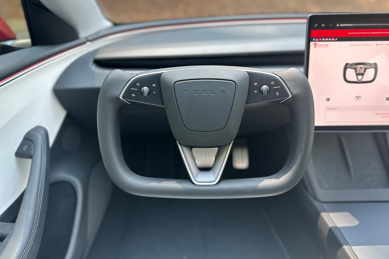 Tesla Model 3 Highland & Model Y Juniper Premium Yoke Steering