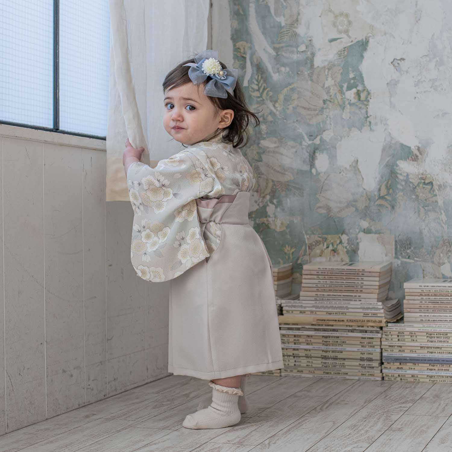 さくらうた袴 女の子 ベビー袴 お食い初め 初節句 – tsukihana-つきはな-