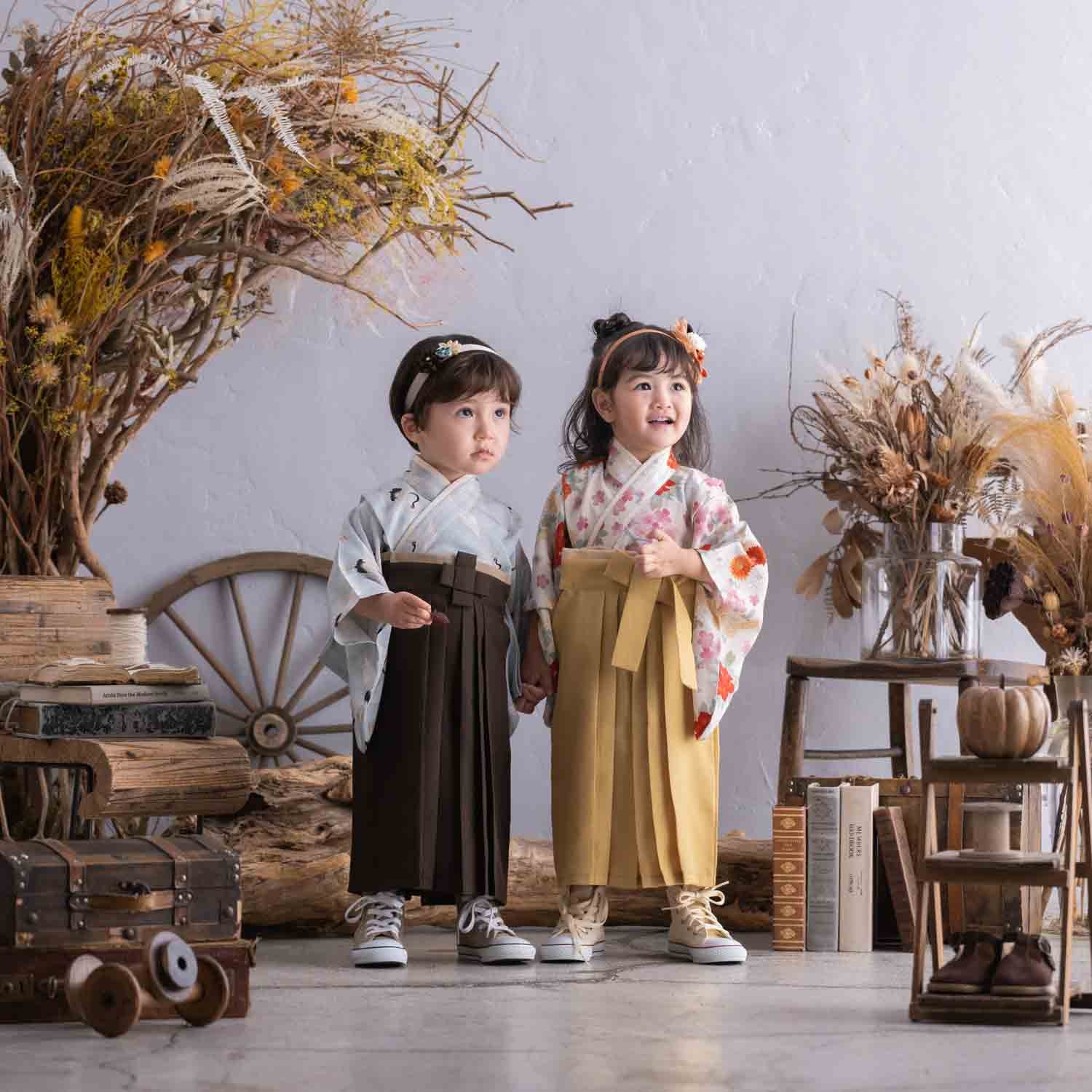 ことのは袴 女の子 ベビー袴 お食い初め 初節句 オシャレ かわいい