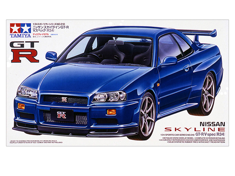 24210 1/24 スカイラインGT-R R34【24210:4950344995288】｜タミヤ