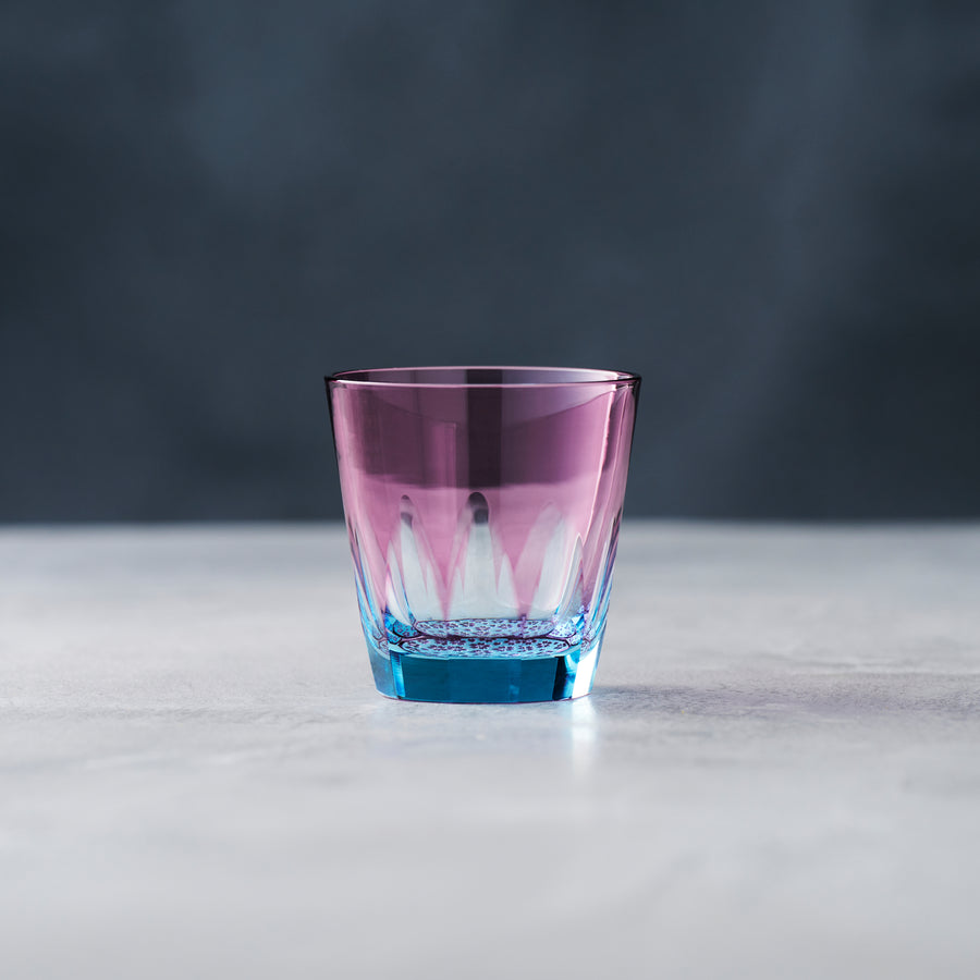 ガラス専門店｜ 江戸切子｜椎名切子 ｜砂切子 サクラサク 大サイズ