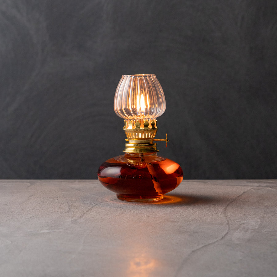ガラス専門店｜オイルランプ｜アンティークランプセット（オイル付