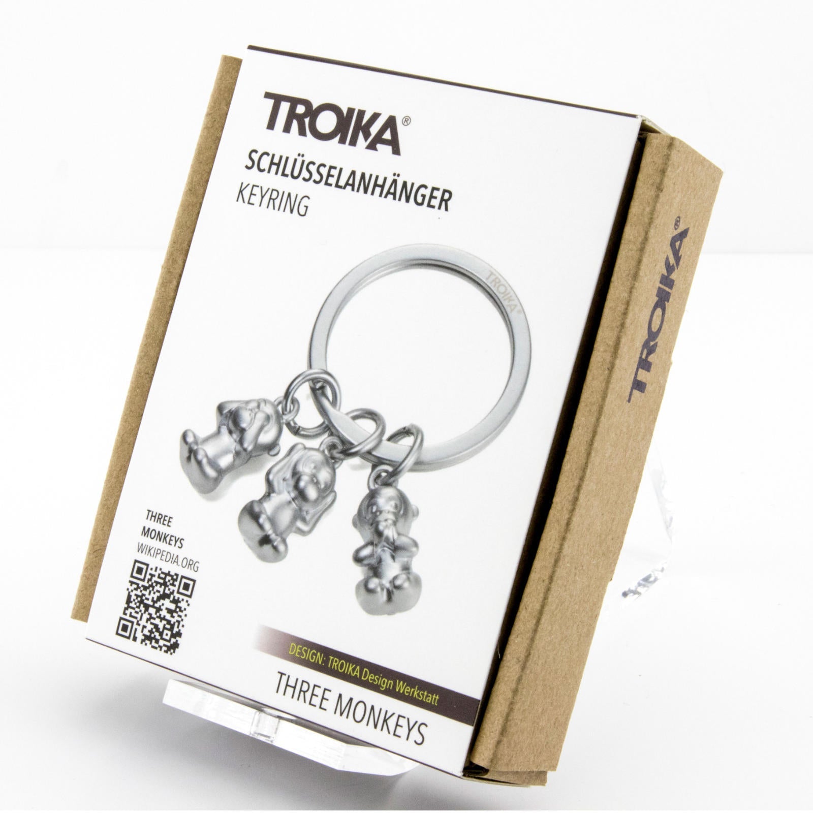 Troika See No Evil Hear No Evil Speak No Evil Keychain | Troikaus.com