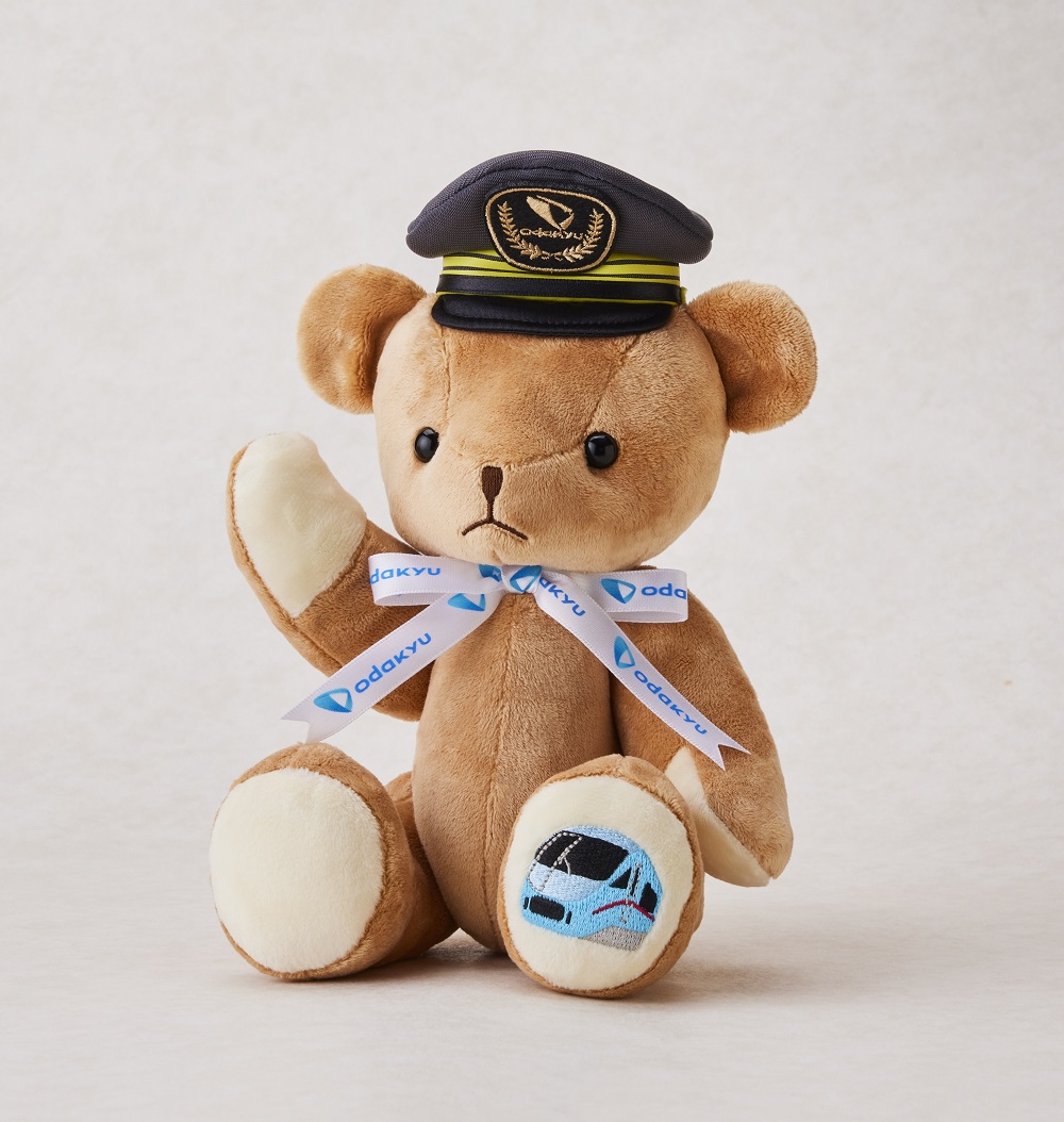 タリーズコーヒー、小田急とのコラボテディベア「小田急電鉄限定テディ