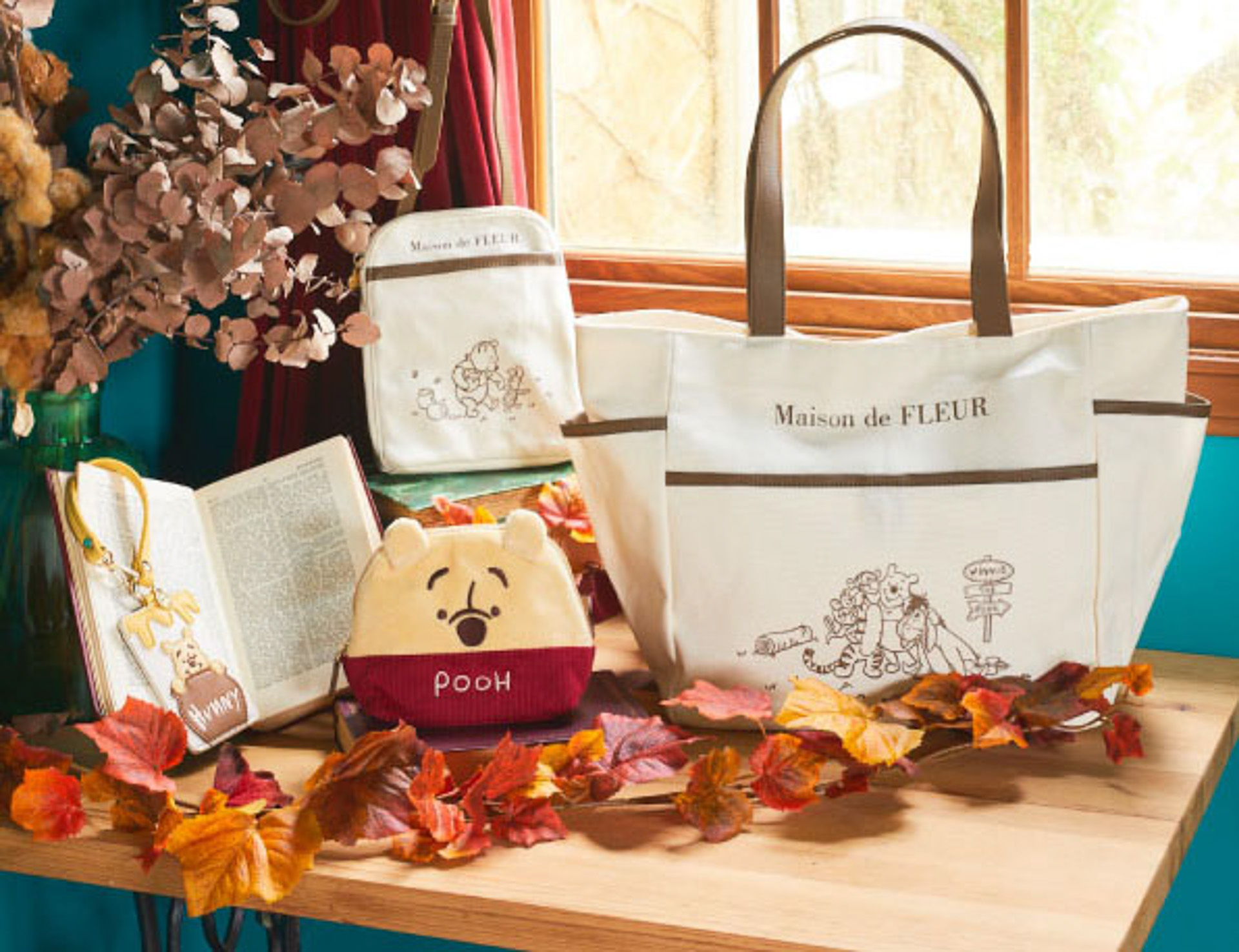 さりげないプーさんデザインが使いやすそう！ Maison de FLEURの