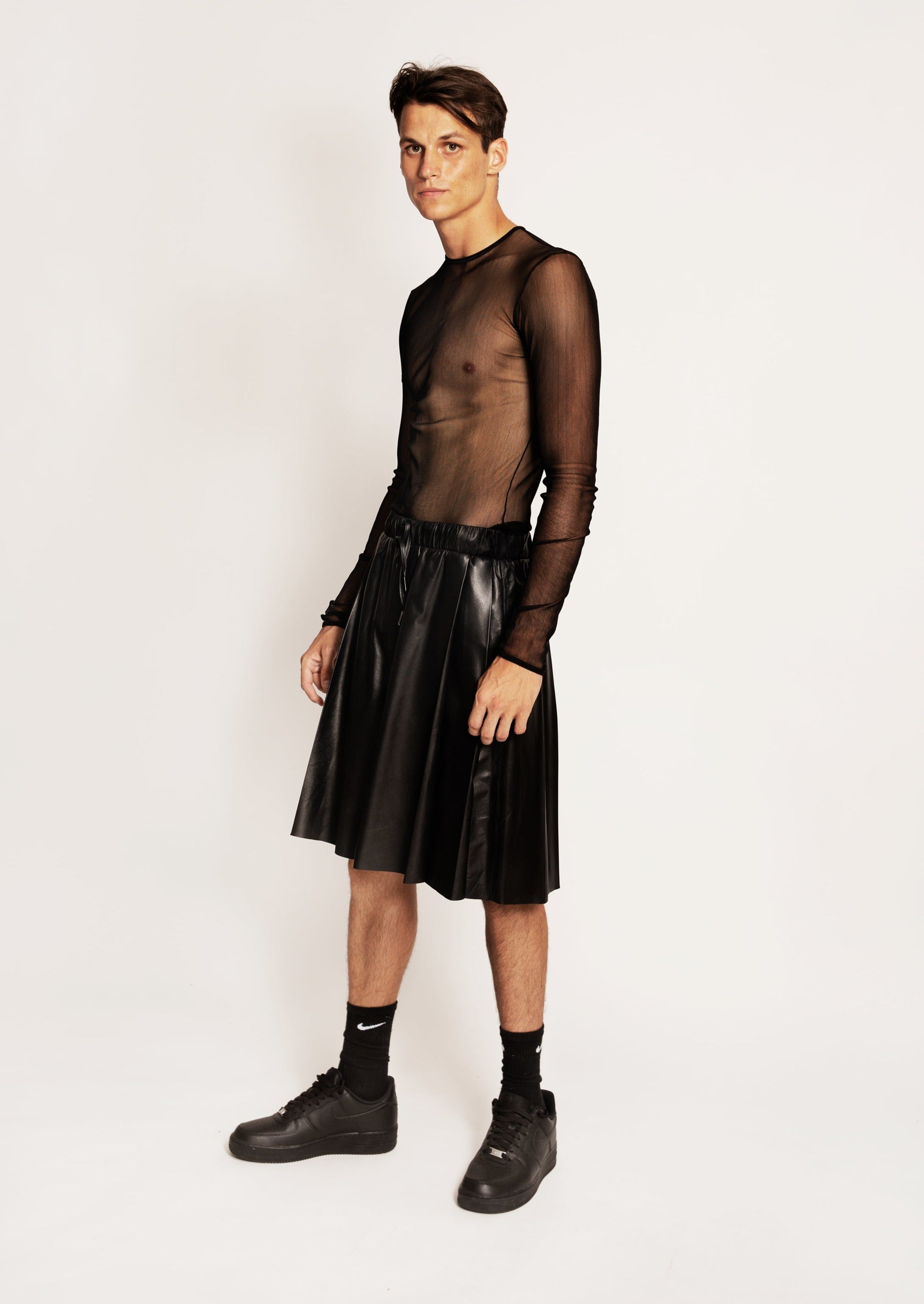 Classic T Long Sleeve Top in Silk Tulle – TRAVIS TADDEO