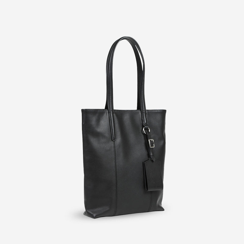 GOLDMEN スムースレザー 縦型スリムトートバッグ GA208