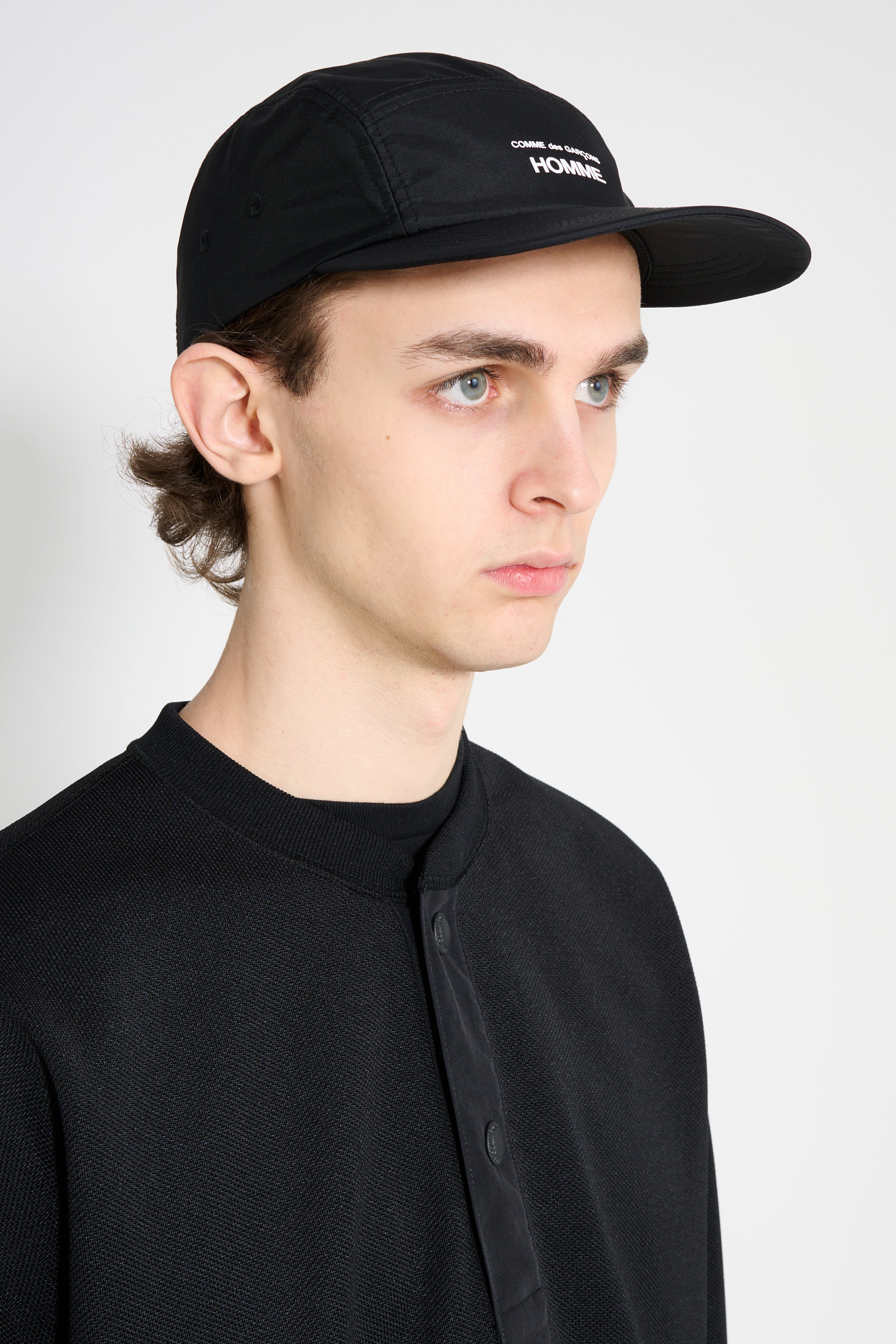 Comme des Garçons Homme 5-Panel Logo Hat Black – Très Bien