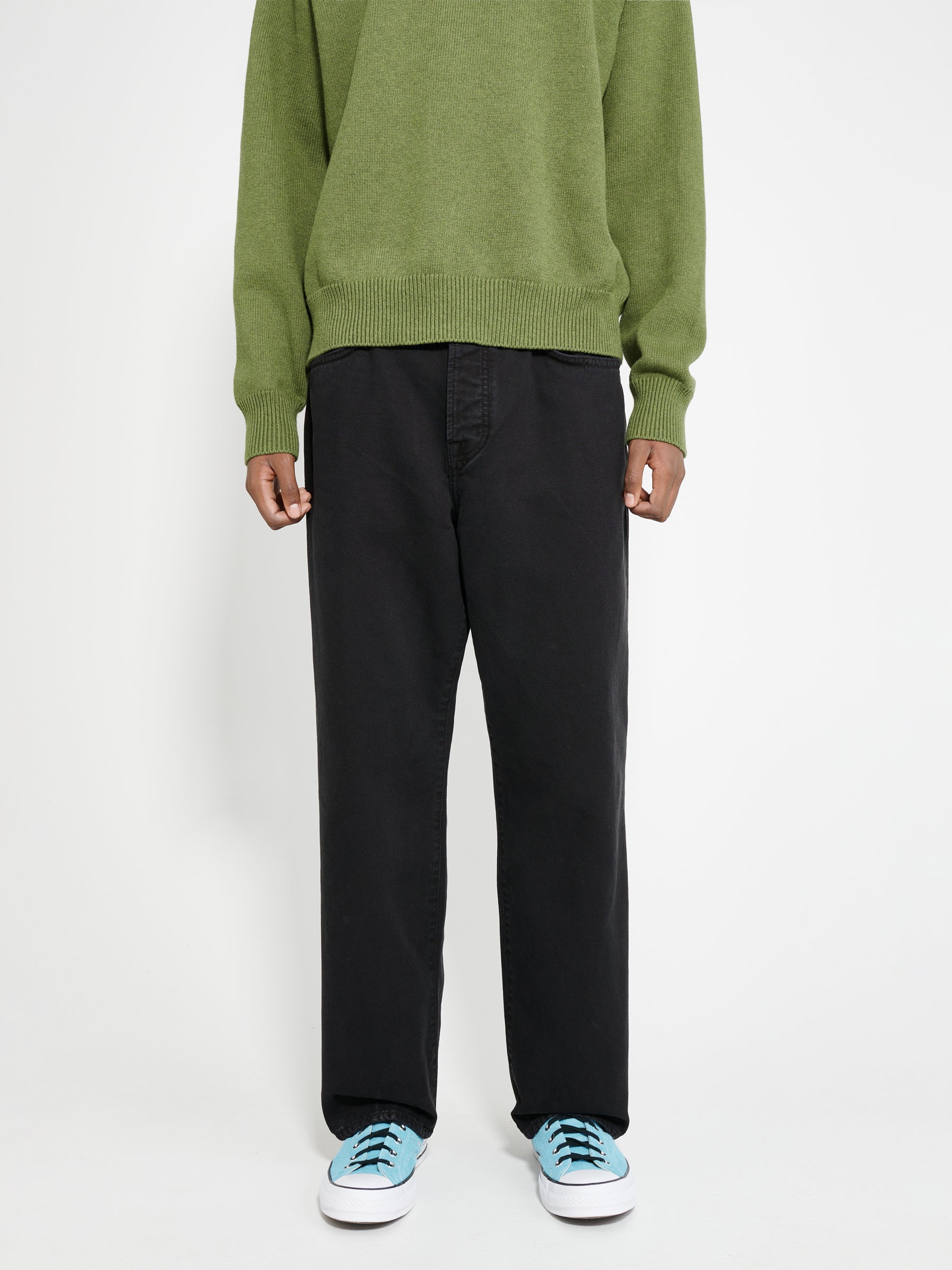 Stüssy Washed Canvas Big Ol' Jeans Black – Très Bien