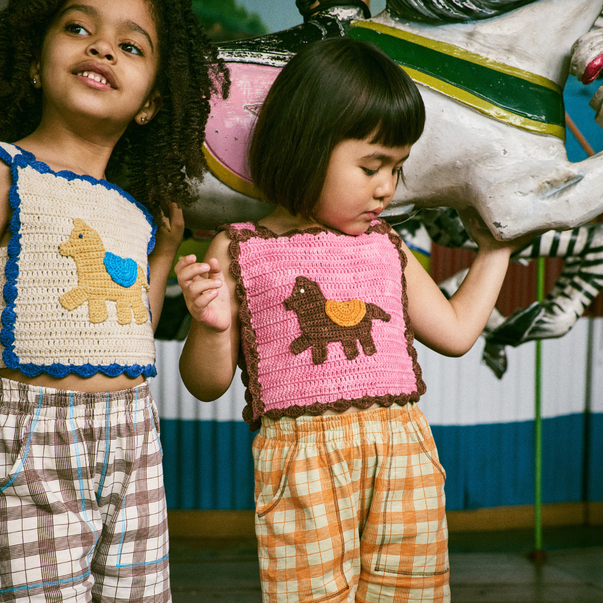 Misha&Puff - BALLOON SLEEVE PALOMA TEE＜MIST AVENUE STRIPE