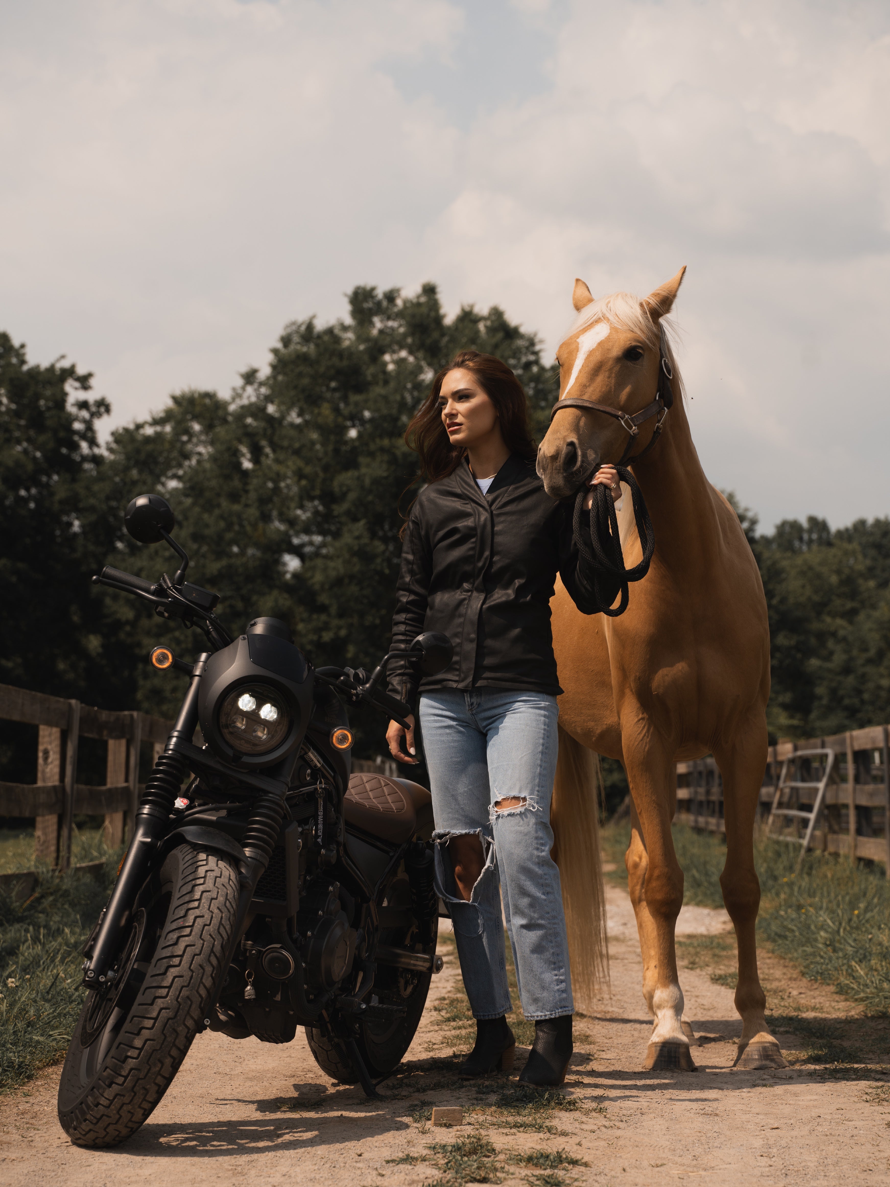 The Delia Zip Moto Jacket – TrinityMototech