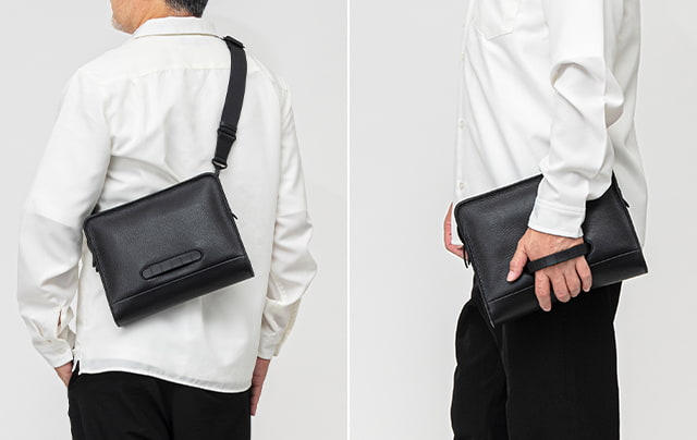 2wayボディバッグ M｜BOLD POL｜革・レザーバッグのTOMOE(トモエ)公式