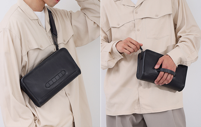 2WAYボディバッグS｜BOLD PO｜革・レザーバッグのTOMOE(トモエ)公式サイト