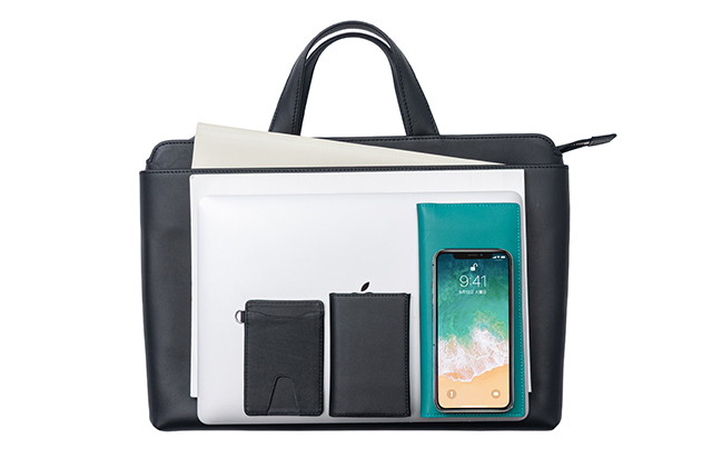 薄マチブリーフA4 オープンポケット｜AL122｜革・レザーバッグのTRION