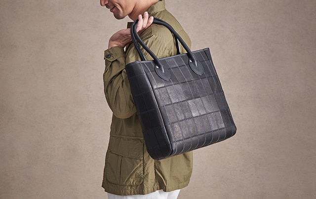 レザートートバッグ 縦型｜DPC250｜革・レザーバッグのTRION