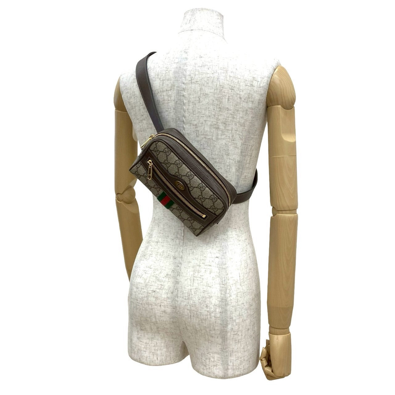 GUCCI グッチ GGスプリーム オフィディア ウエストポーチ ボディバッグ