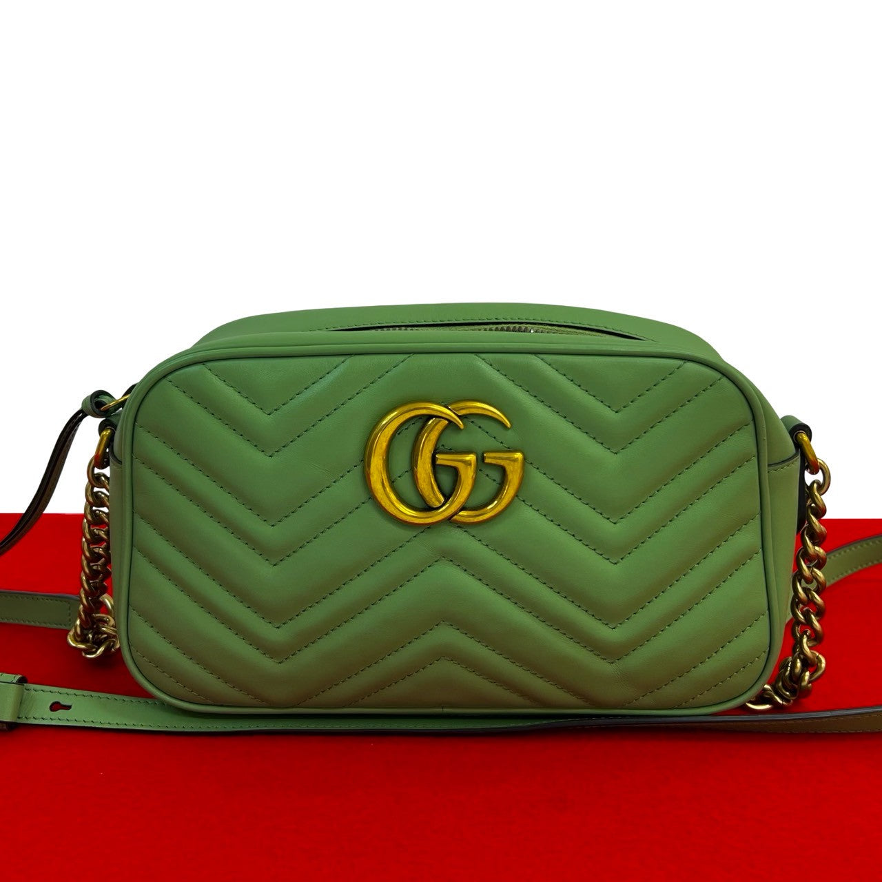 GUCCI グッチ GGマーモント ショルダーバッグ – Trip