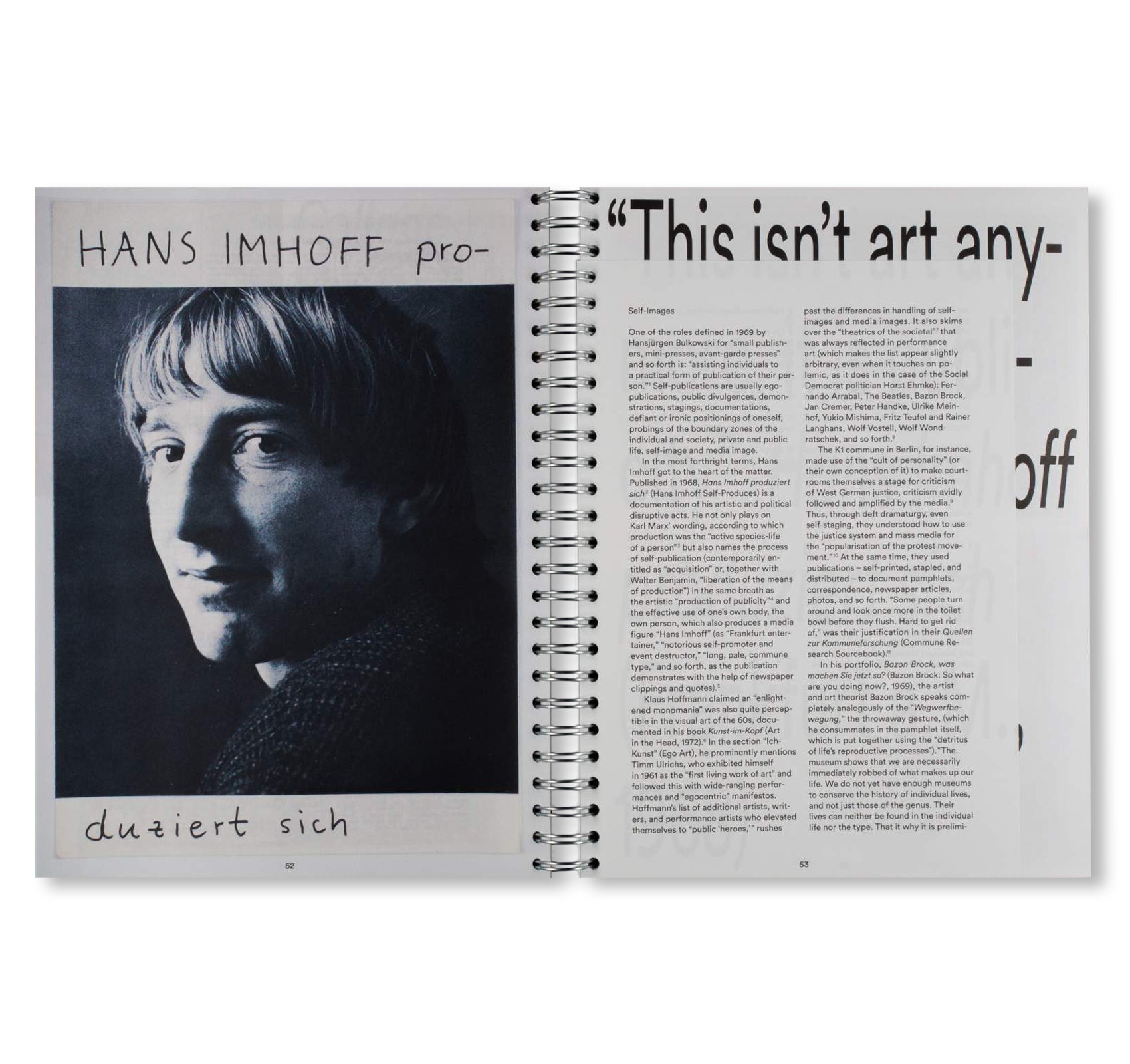 UNDER THE RADAR - UNDERGROUND ZINES AND SELF-PUBLICATIONS 1965