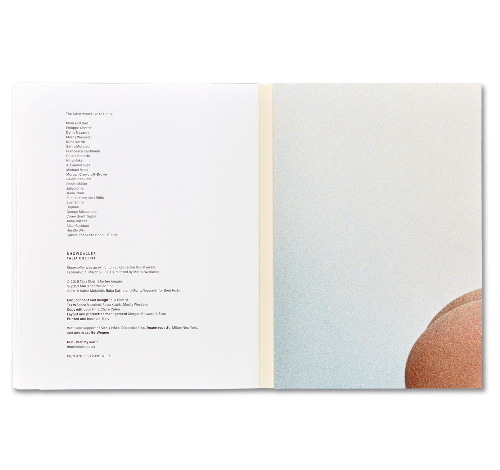 SHOWCALLER by Talia Chetrit – twelvebooks