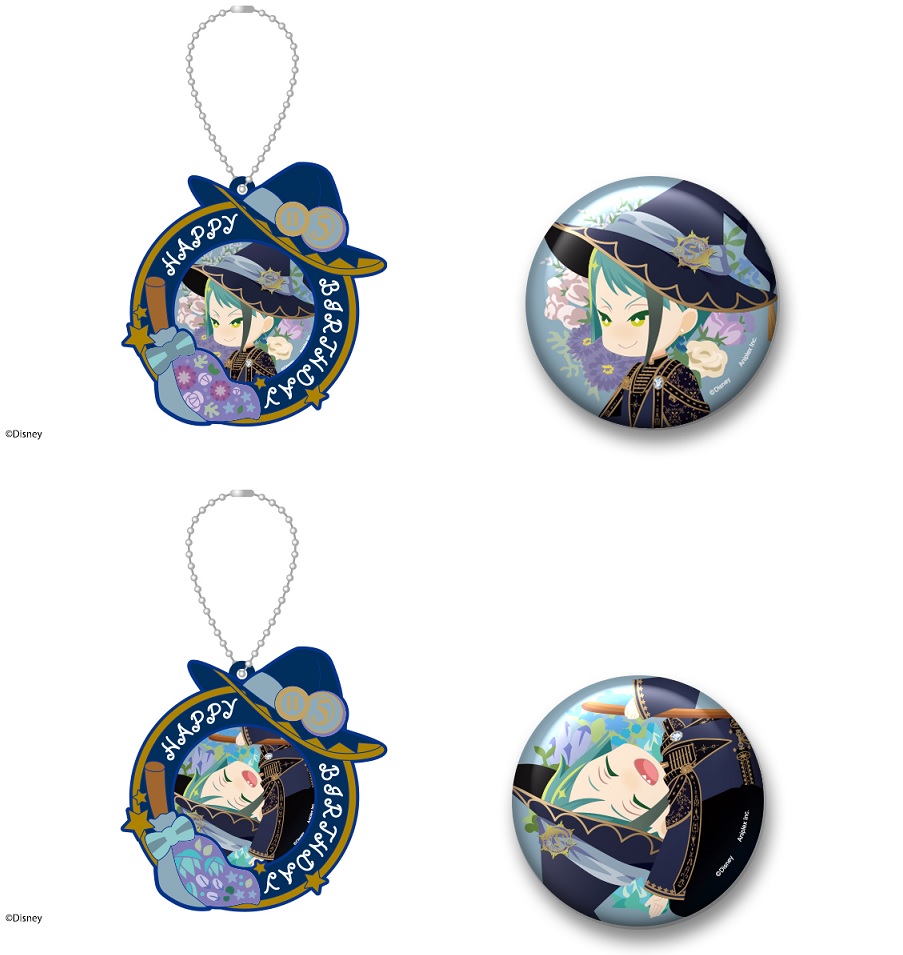 ブルームバースデーカバー付き缶バッジ ジェイド・リーチ/フロイド