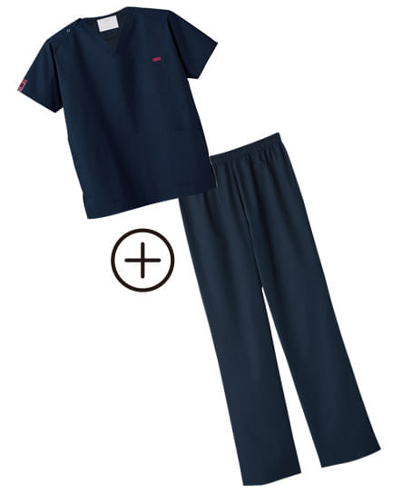 全3色】PANTONEスクラブ上下セット（男女兼用） ST7000 | 医療制服
