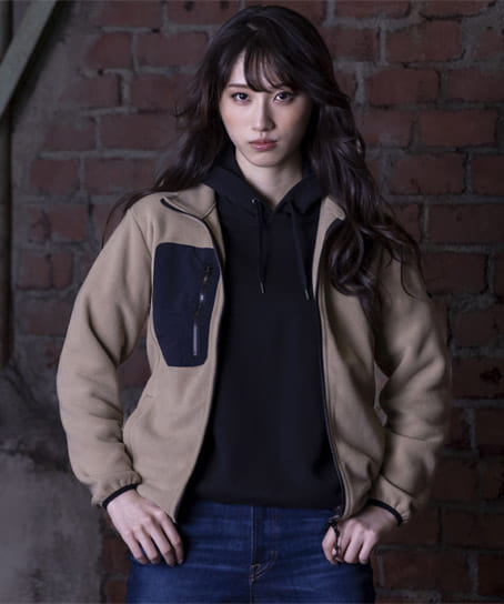 TULTEX】全6色・軽量フリースブルゾン（男女兼用・帯電防止