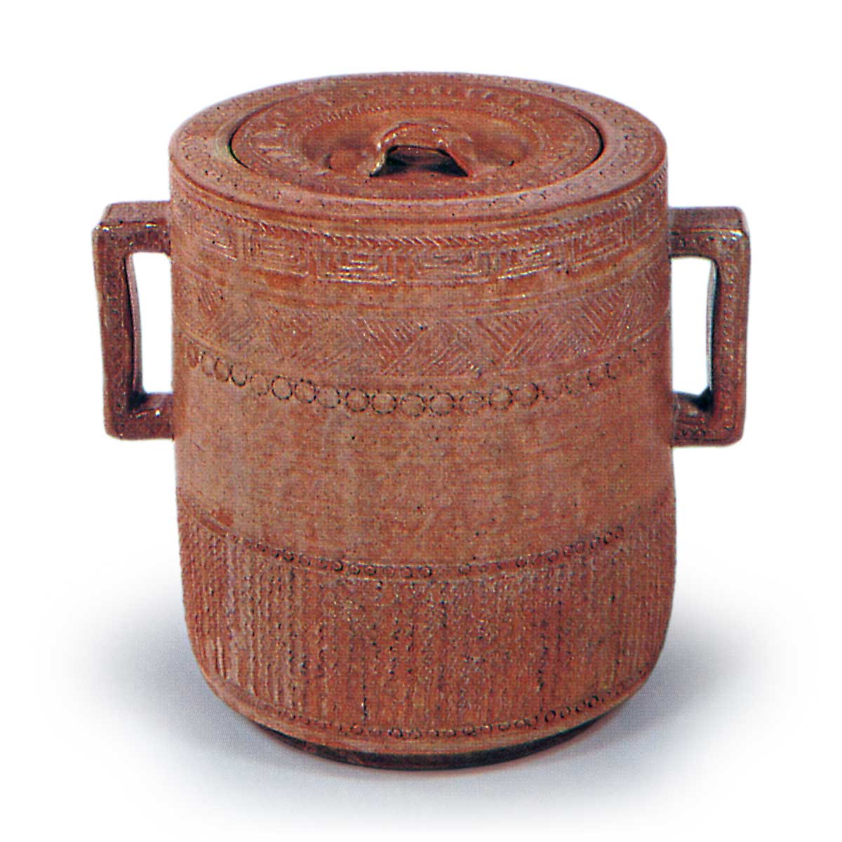 修学院焼耳付水指 しゅうがくいんやきみみつきみずさし | 鶴田 純久の