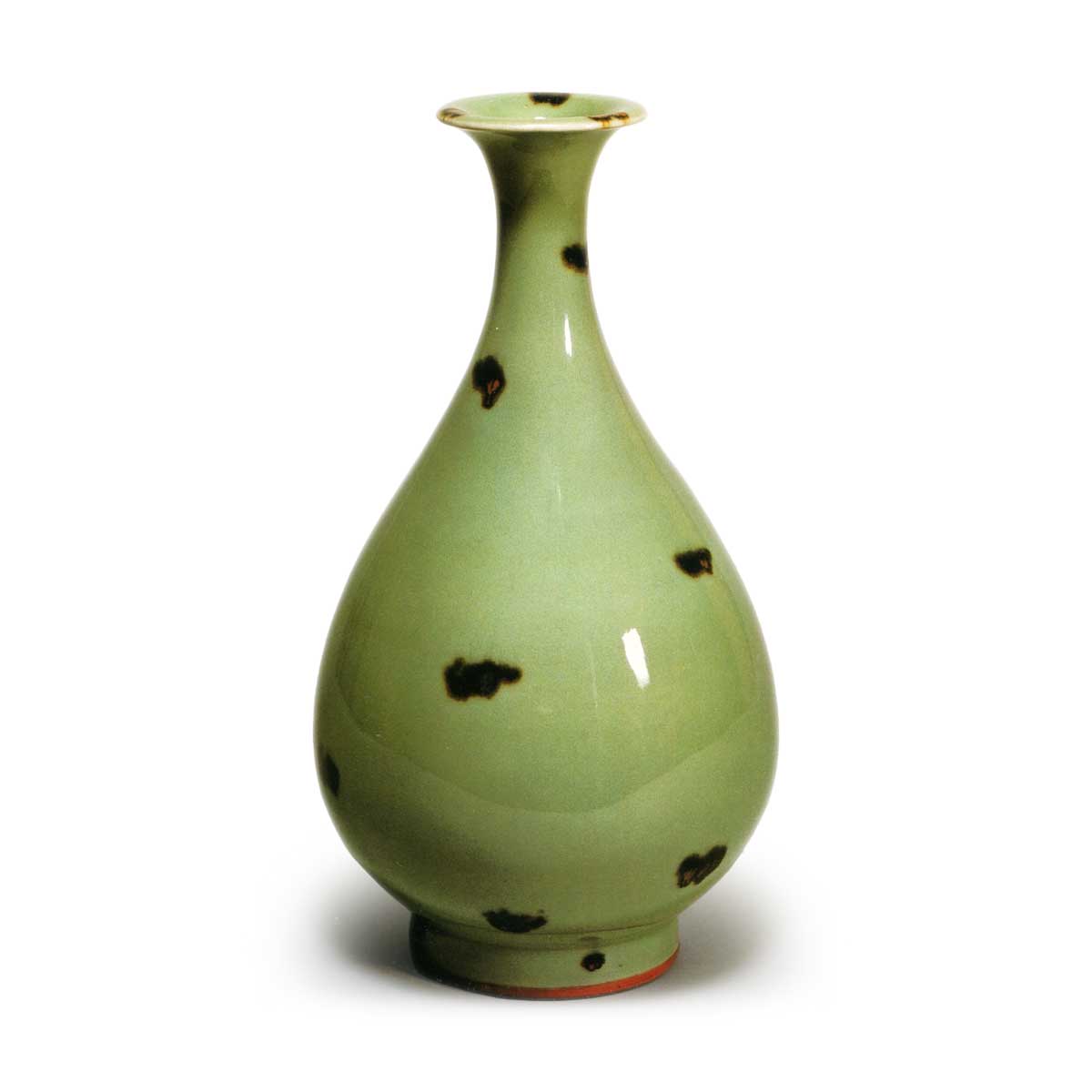 飛青磁瓶子花入 とびせいじへいしはないれ | 鶴田 純久の章 お話