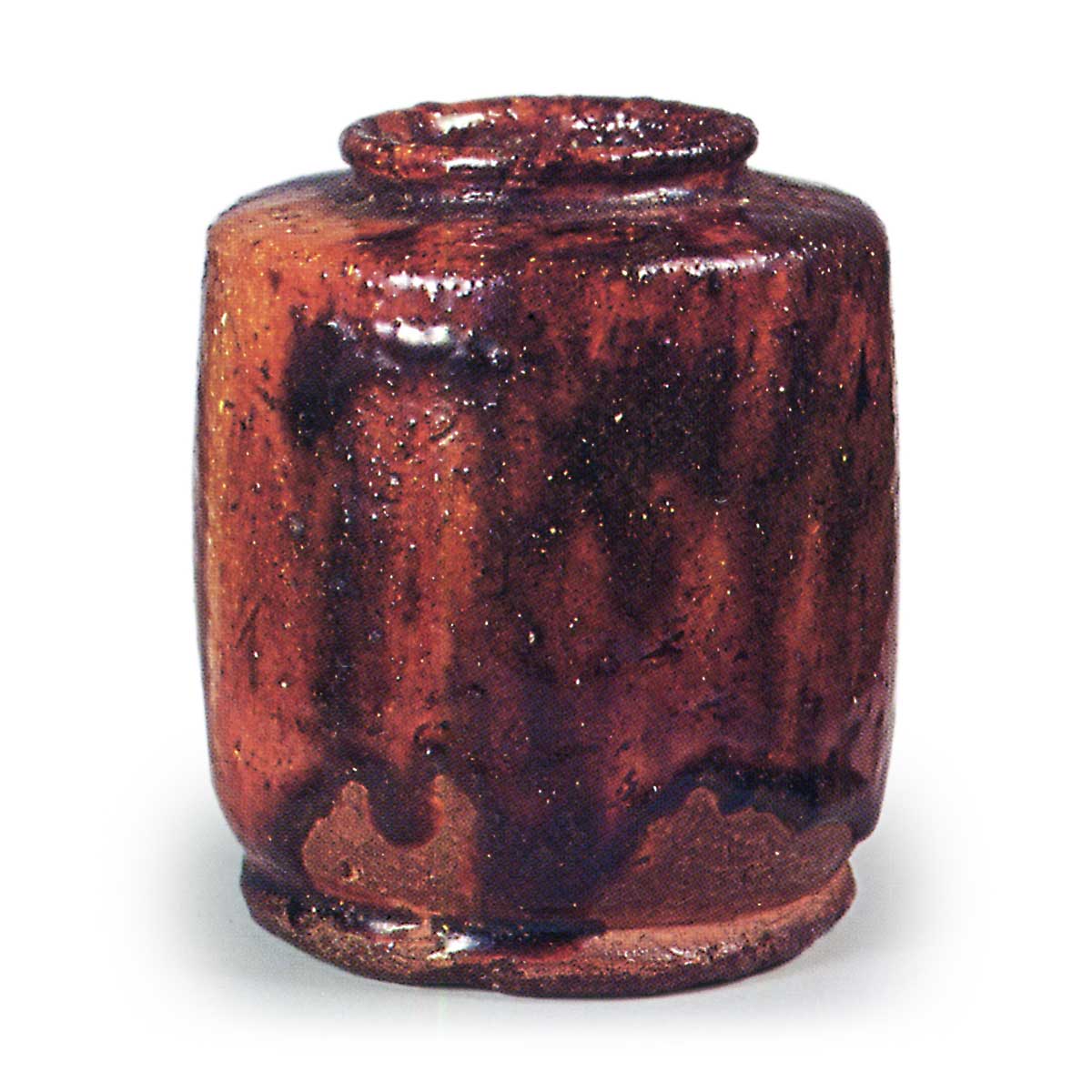 飴釉円座肩衝茶入 初代大樋 | 鶴田 純久の章 お話