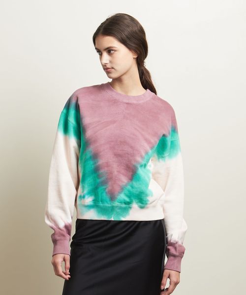 ATTISESSION＞コットン タイダイ スウェット