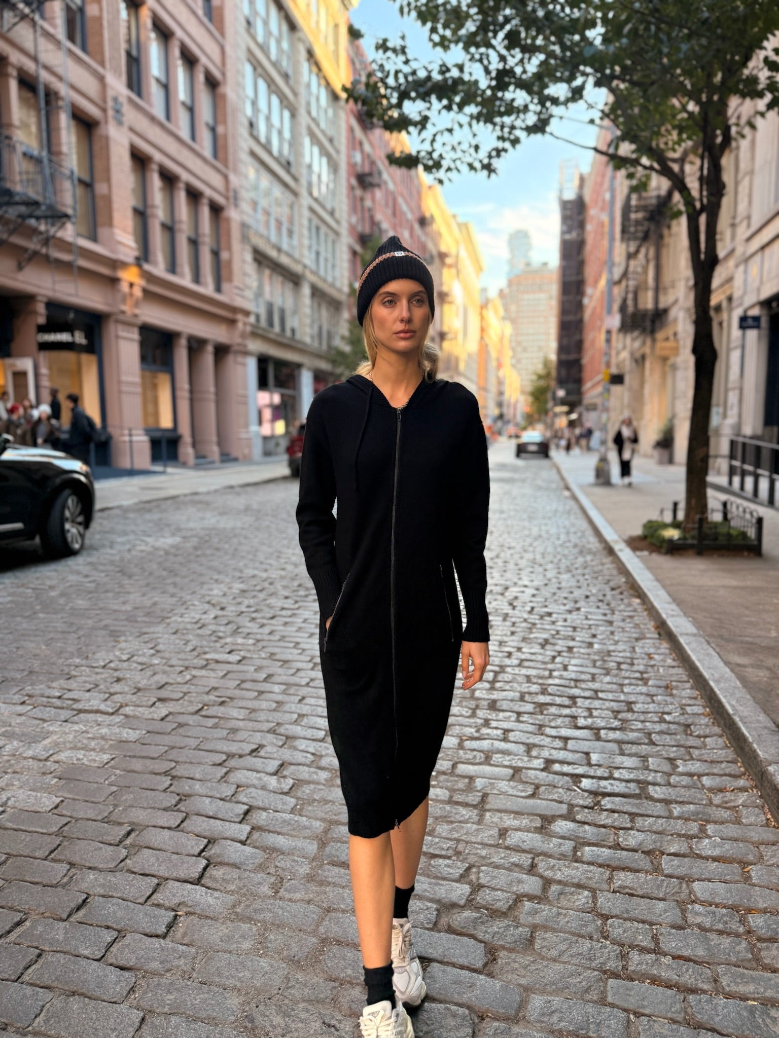 Knit Hoodie Dress – udelny.com