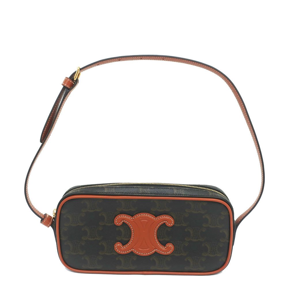 名東】【CELINE】セリーヌ ミニカメラ トリオンフ ショルダーバッグ