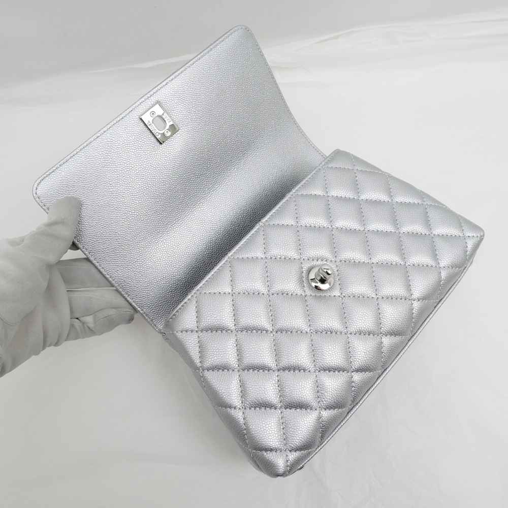 名東】【CHANEL】シャネル ココハンドルXS チェーンショルダーバッグ